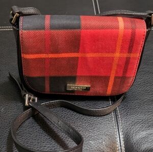 USED Kate Spade plaid crossbody purse